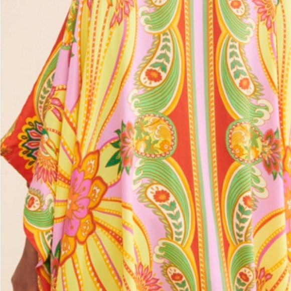 FARM Rio Beach Toucsn Floral Wrap Kimono - Picture 3 of 9